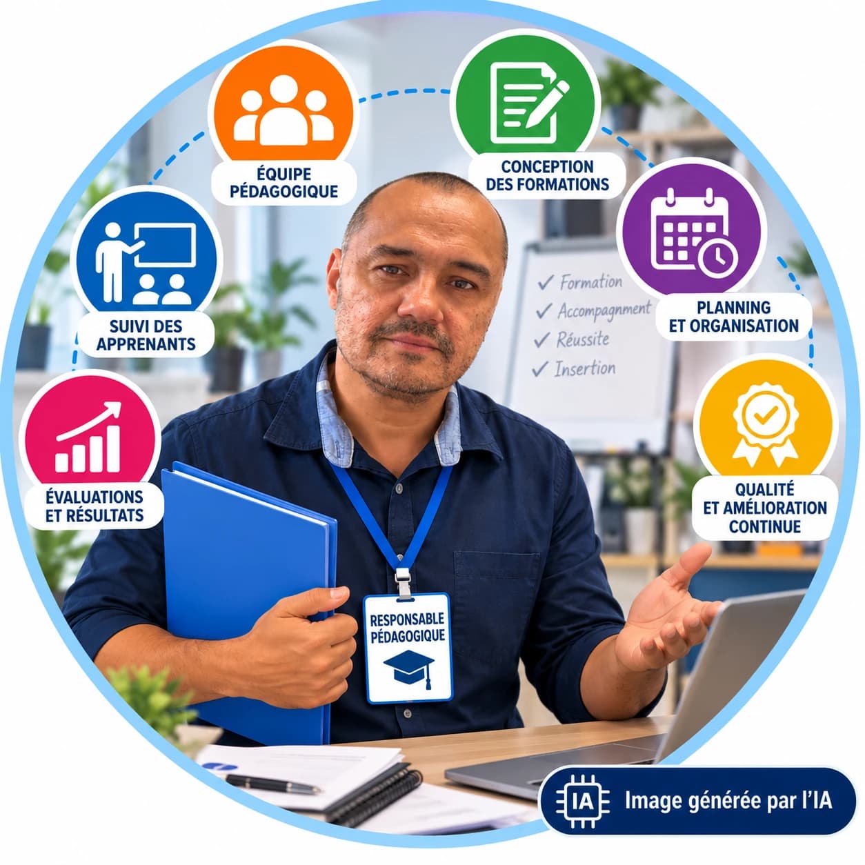 Illustration de Mickaël Maillot dans son rôle de responsable pédagogique