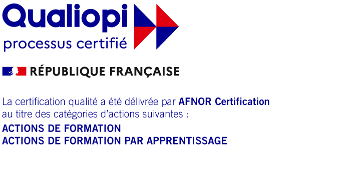 Certification Qualiopi de FCA Réunion pour les actions de formation et de formation par apprentissage